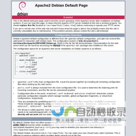 Apache2 Debian Default Page: It works